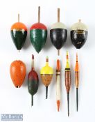 Small Quantity of Assorted Floats (10) - inc Allcocks Fishing Gazette and others