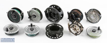 Greys GRX salmon cassette fly reel with spare spool, line 9/11#, 4.25