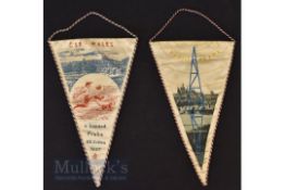 1957 World Cup Qualifying match pennant Czechoslovakia v Wales 26 May 1957; also Radio Prague