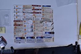 Selection of 2000s Manchester United Home Football Tickets features League, Cup and friendly matches