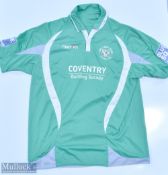 2009/11 Forest Green Rovers Match Issued Football Shirt Caines No 20 to reverse, in green, short