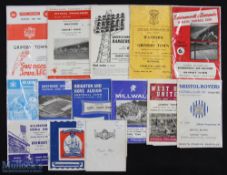 Collection of Grimsby Town 1965/66 Div 3 away match programmes to include Reading, Southend Utd,