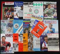 Selection of Tottenham Hotspur friendly match programmes v Rangers homes 1970/71; aways 1969/70,