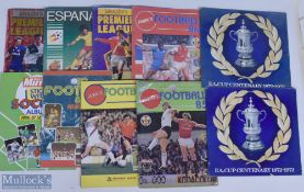 Football Sticker Albums and Stickers features Panini Football 81,85, 86 (all incomplete) a