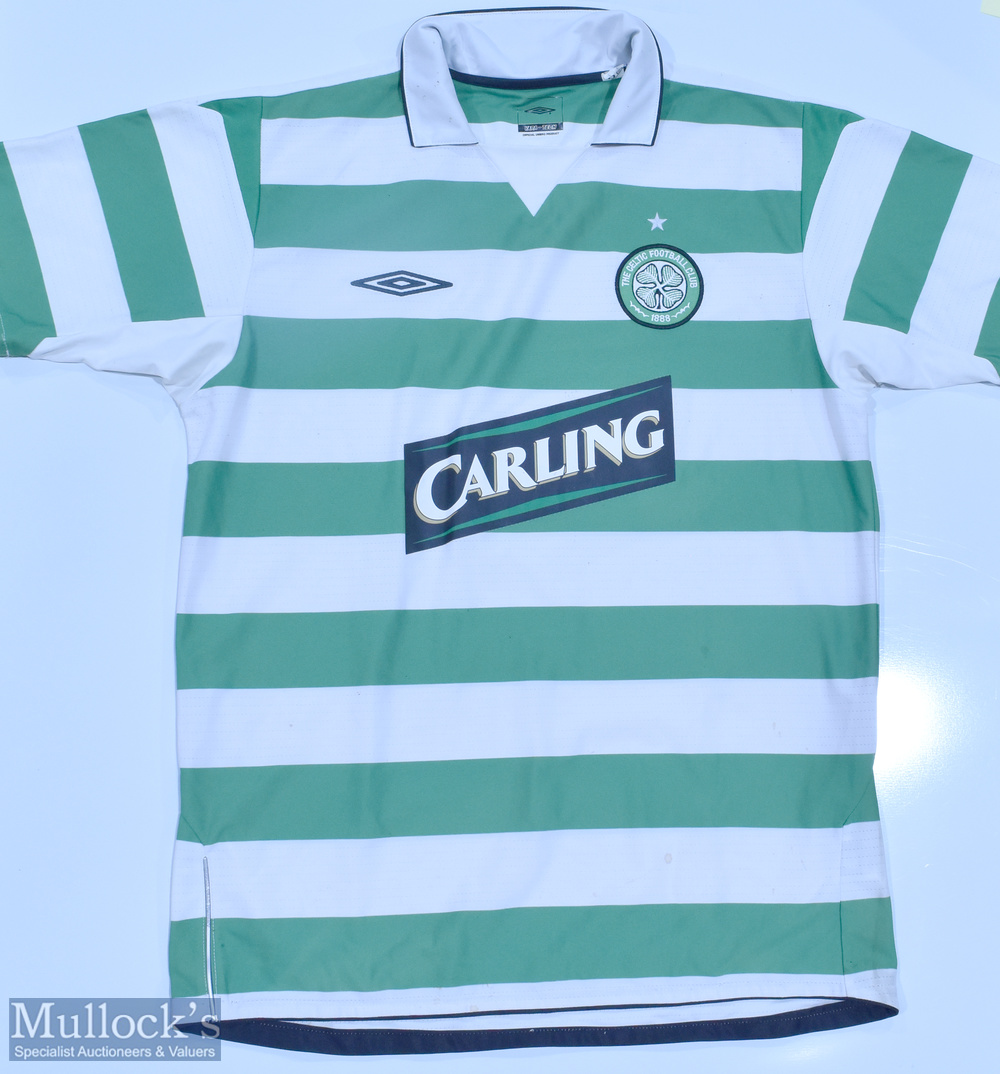 2004-2005 Celtic Football shirt Carling, replica shirt by Umbro short sleeves size L