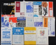Collection of Grimsby Town 1967/68 Div. 3 away match programmes to include Southport, Tranmere