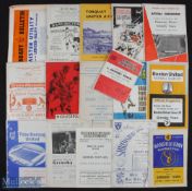 Collection of Grimsby Town 1966/67 Div. 3 away match programmes to include Shrewsbury Town,