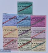 1974-1983 Celtic v Rangers Football Tickets league fixtures at Celtic Park