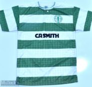 1987-1989 Celtic Football Shirt CR Smith Centenary replica shirt by Score draw short sleeves size M