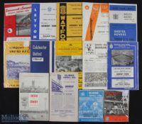Collection of Grimsby Town 1966/67 Div. 3 away match programmes to include Bournemouth, Leyton