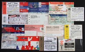 Wales & France Rugby Tickets 1980-2017 (15): (All these tickets & more were also available in lot