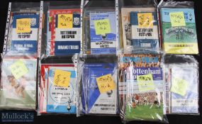 Tottenham Hotspur programme collection to include 1970/71 league homes Leeds Utd, Liverpool,
