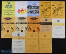 Selection of Sudbury Town FC home programmes 1953/54 Harwich & Parkeston (Essex & Border League),