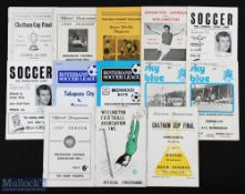 New Zealand football programmes 1954 Onehunga v Western (Chatham Cup final); 1955 Wellington FA