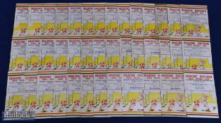 Bradford Northern Rugby League Home Programmes (40): From 1956-57(18) & 1957-58(22), condition is