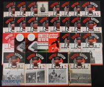 Selection of Manchester Utd home programmes 1948/49 Aston Villa (poor), 1950/51 Bolton Wanderers,