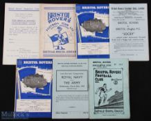 Selection of Bristol Rovers home programmes 1949/50 Northampton Town, 1951/52 Kettering Town (