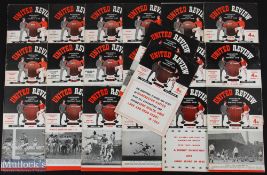 Collection of Manchester Utd homes 1950/51 Oldham Athletic (FAC), 1951/52 Middlesbrough, 1953/54