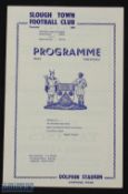 1955/56 Slough Town v Tottenham Hotspur The Spurs full football combination side - Hollowbread,