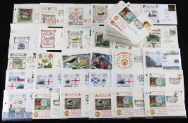 Collection of Manchester Utd First Day Covers to include Official Football Covers Series generally