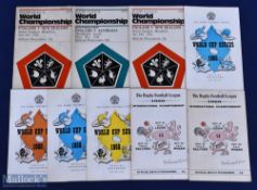 1960-1975 Rugby World Cup & Test Programmes (9): Amongst them, 1960 Great Britain v Australia,