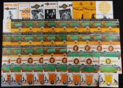 Selection of Wolverhampton Wanderers home programmes 1947/48 Derby County, 1950/51 Sunderland (FAC),