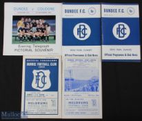 Dundee European Cup match programmes 1961/62 Cologne (EC) (photographic issue), 1964/65 Real