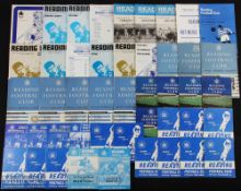 Collection of Reading home programmes 1949/50 Swindon Town, Doncaster Rovers (FAC) (autographs 2),