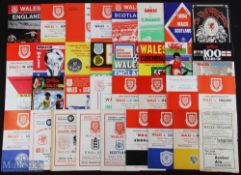 Selection of Wales home international match programmes 1946 Ireland (Victory international) 1950