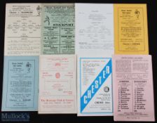 Selection of Cheshire Cup finals to include 1955 Cheshire Bowl Final Chester v Tranmere Rovers, 1961