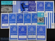 Selection of Kilmarnock home match programmes 1956/57 Queens Park, 1957/58 Vale of Leithen (SC),
