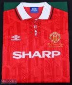 1992-93 Manchester United Replica Shirt, F A Premier league champions 1992-93, made by Umbro size