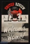1949/1950 Manchester Utd v Bolton Wanderers Div. 1 