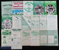 Selection of Yeovil Town FC programmes 1950/51 Weymouth, 1952/53 Brighton & Hove Albion (FAC),