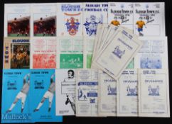 Selection of Slough Town home programme selection 1955/56 Yiewsley, 1956/57 Yiewsley, Maidenhead