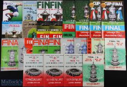 Collection of FAC final programme at Wembley 1963 x 3, 1964 x 2, 1965, 1966 x 2, 1967, 1968 x 3,