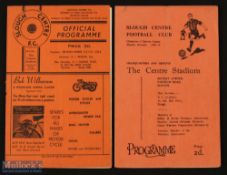 1950/51 Slough Centre v Queens Park Rangers friendly match 24 April 1951, 1955/56 Slough Centre v