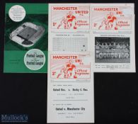 1961/62 Manchester United v Bolton Wanderers Manchester Snr. Cup final programme 13 November 1961 (