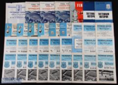 Selection of Tottenham Hotspur home programmes 1960/61 Manchester Utd, 1961/62 Cardiff City,