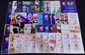 Rugby League International Programmes, 1950s-2000s (c100): Most from the home nations, majority