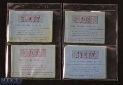 1949-50 Five Team Picture Book Football Booklets issued by 