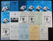 Selection of Weston-super-Mare football programmes 1957/58 Stonehouse, 1958/59 Clandown, 1960/61