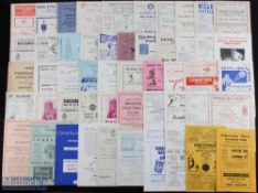 Non-league football programme selection with some variety to include 1946/47 Tredomen v Ton-