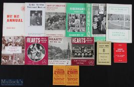 Selection of Scottish Club handbooks to include Aberdeen 1972/73, Third Lanark 1962/63, Motherwell