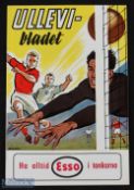 1961/62 Gothenburg Alliance v Burnley tour match programme 27 May 1962; good. (1)