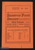 1947/48 Carlisle United v Oldham Athletic match programme Div. 3 (N) 26 March 1948 at Brunton