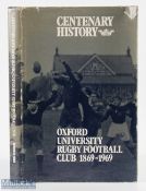 1969 Centenary History of Oxford University RFC: Noble & McWhirter's fine and attractive large