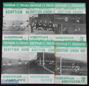 Hibernian home match programmes 1949/50 Partick Thistle (SC) (ph), 1951/52 Stirling Albion (SLC),