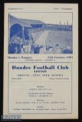 1953/54 Dundee v Rangers Div. 'A' match programme 24 October 1953; good. (1)