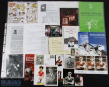 Collection of Duncan Edwards memorabilia; 1999 The Official unveiling of Duncan Edwards Statue (